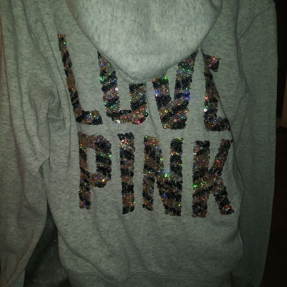 Pink Victoria's secret hoodie